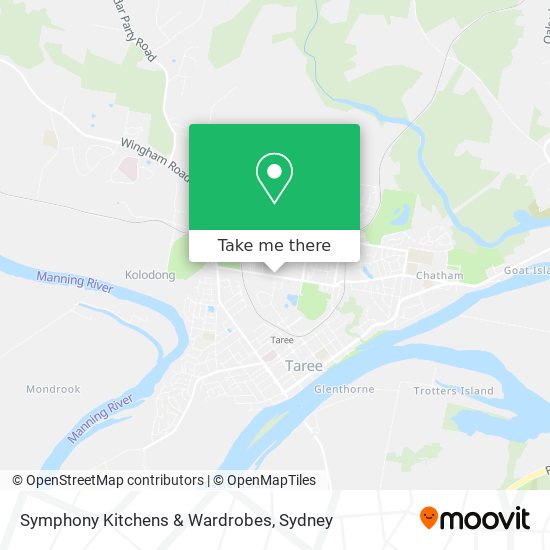 Symphony Kitchens & Wardrobes map