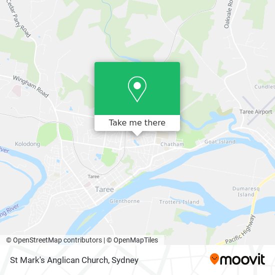 St Mark's Anglican Church map