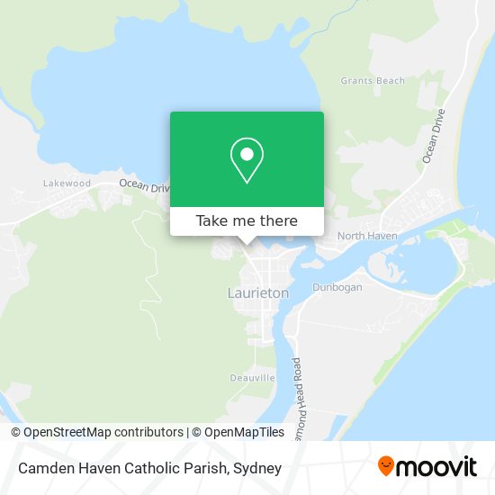Mapa Camden Haven Catholic Parish