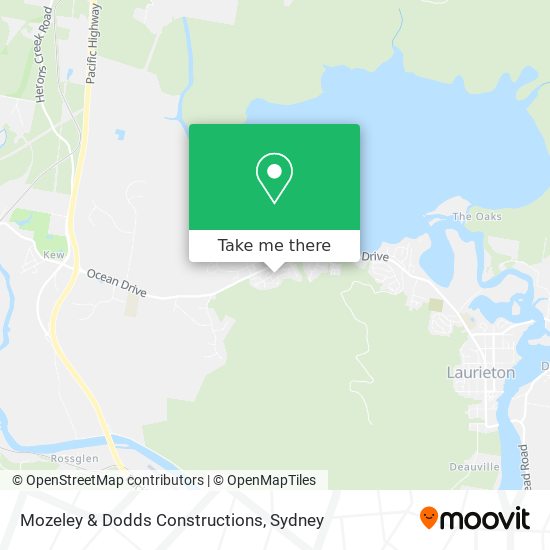Mapa Mozeley & Dodds Constructions