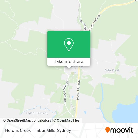 Herons Creek Timber Mills map