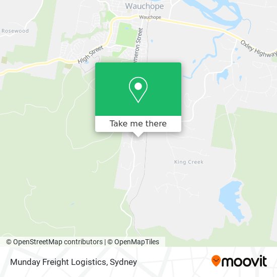 Munday Freight Logistics map