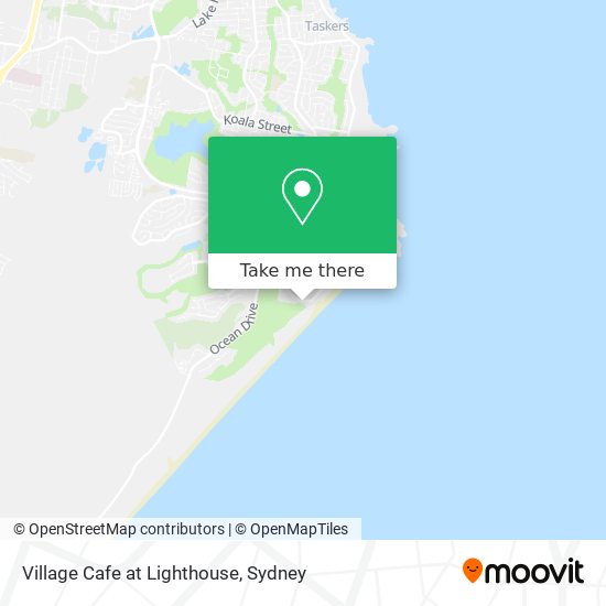 Village Cafe at Lighthouse map