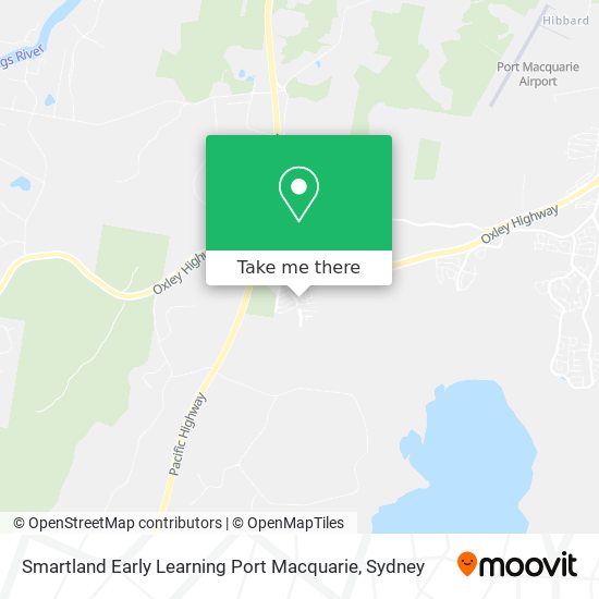 Mapa Smartland Early Learning Port Macquarie