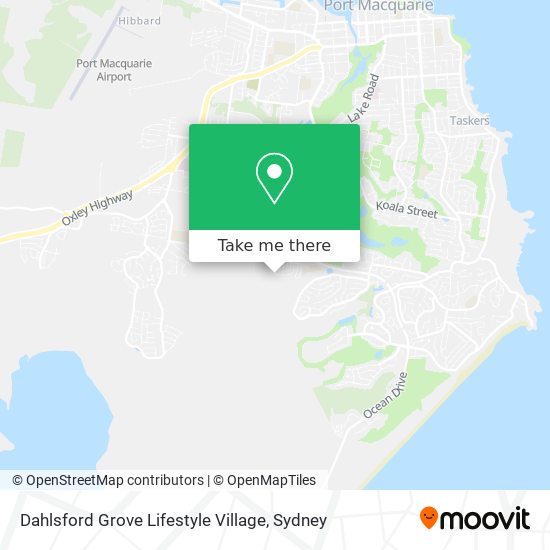 Mapa Dahlsford Grove Lifestyle Village