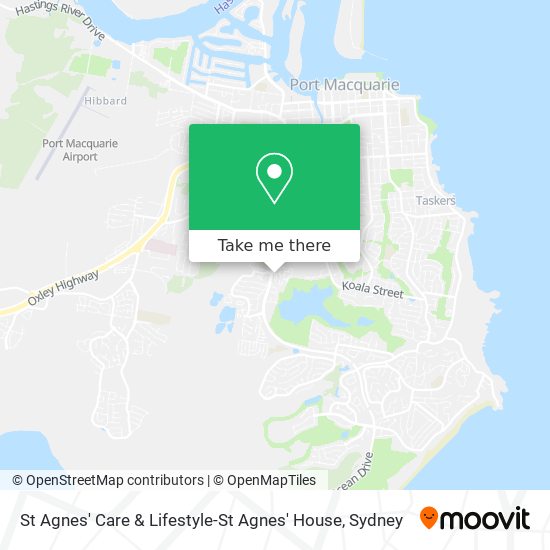 St Agnes' Care & Lifestyle-St Agnes' House map