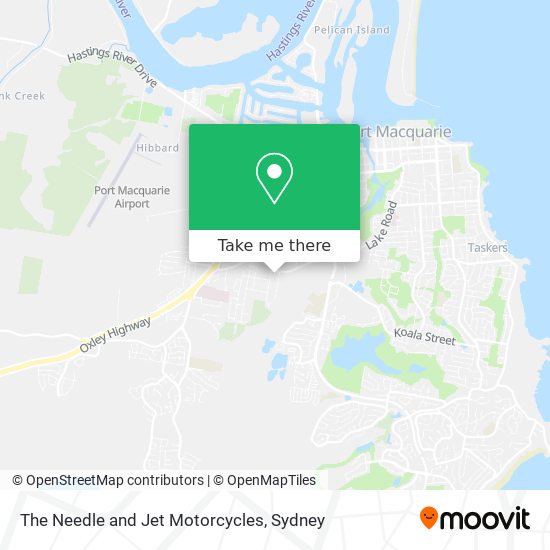 The Needle and Jet Motorcycles map