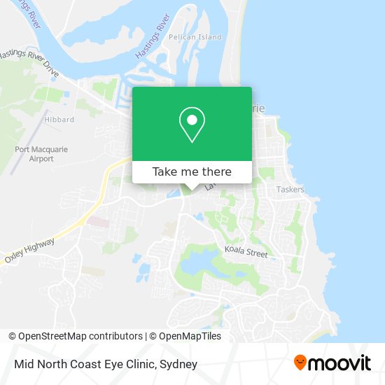 Mid North Coast Eye Clinic map
