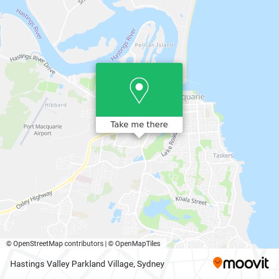 Hastings Valley Parkland Village map