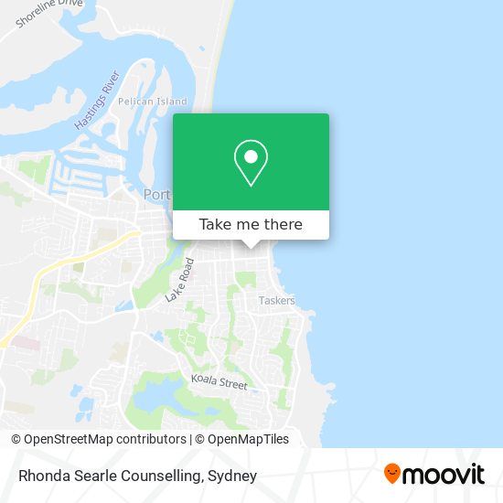 Rhonda Searle Counselling map