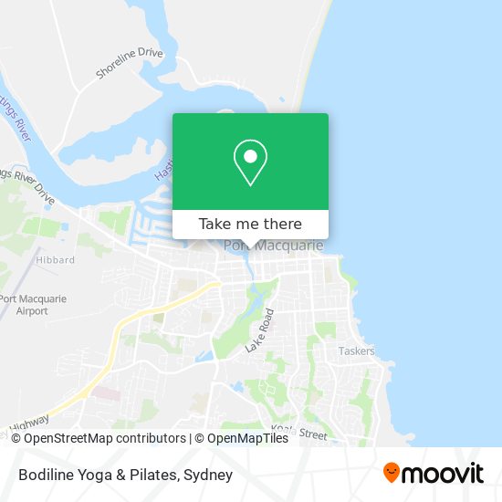 Bodiline Yoga & Pilates map