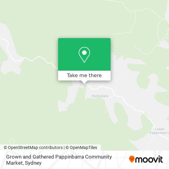 Grown and Gathered Pappinbarra Community Market map