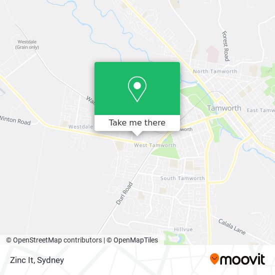 Zinc It map