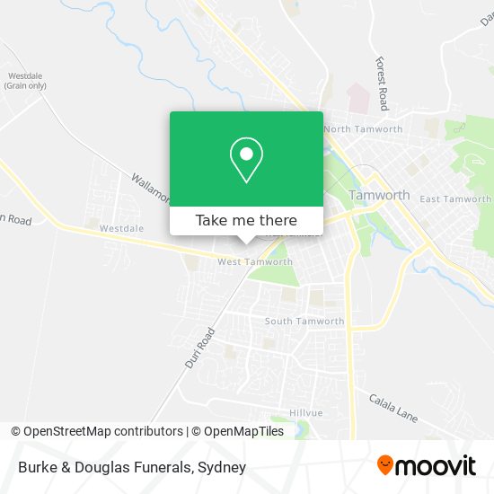 Burke & Douglas Funerals map