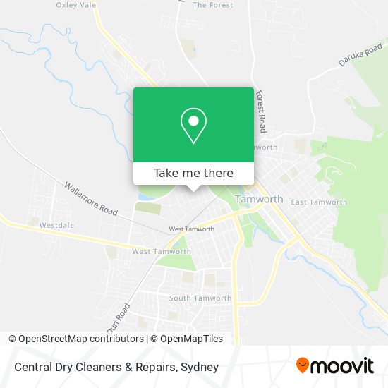 Mapa Central Dry Cleaners & Repairs