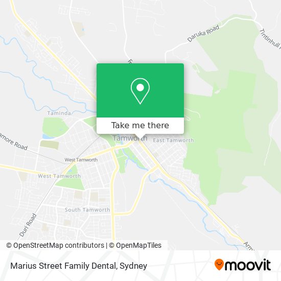 Marius Street Family Dental map