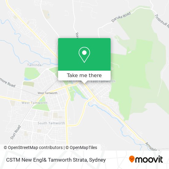 Mapa CSTM New Engl& Tamworth Strata