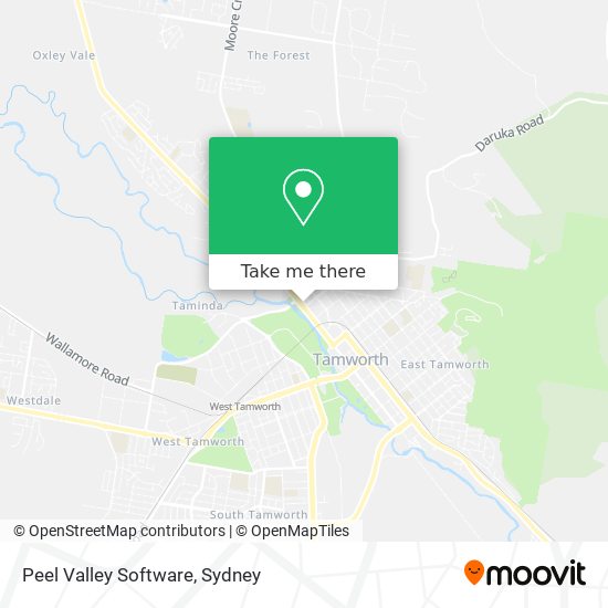Peel Valley Software map