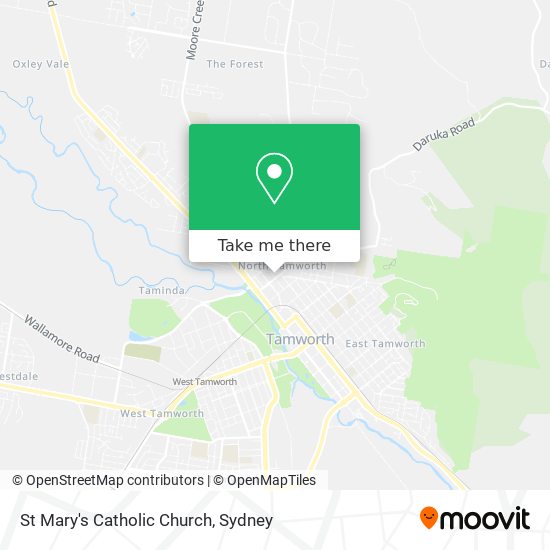 St Mary's Catholic Church map