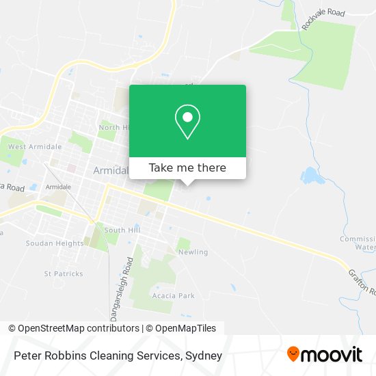 Peter Robbins Cleaning Services map