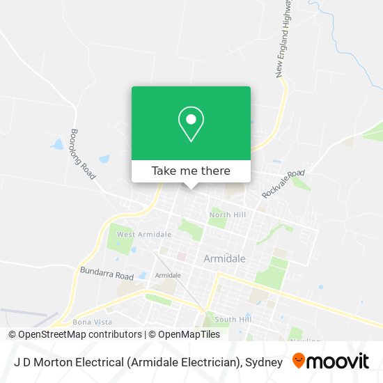 J D Morton Electrical (Armidale Electrician) map