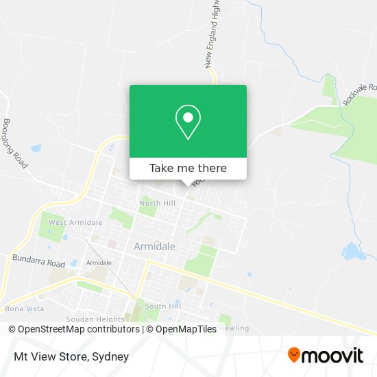 Mt View Store map