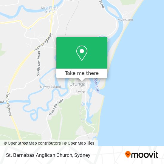 St. Barnabas Anglican Church map