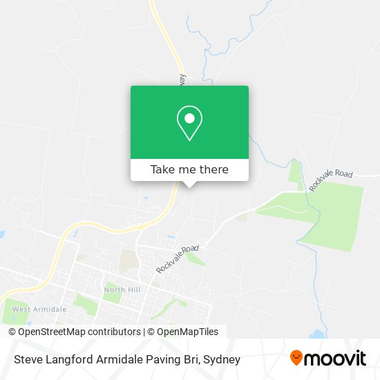 Steve Langford Armidale Paving Bri map