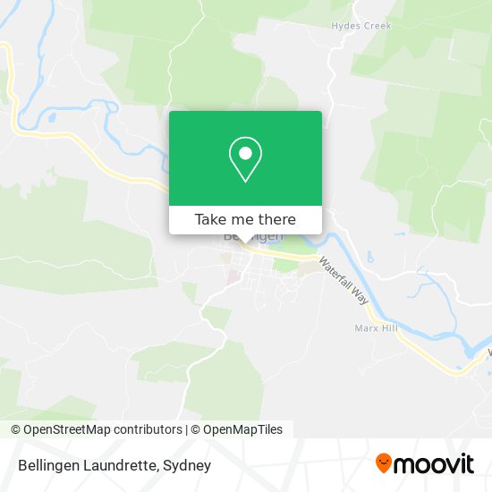 Bellingen Laundrette map