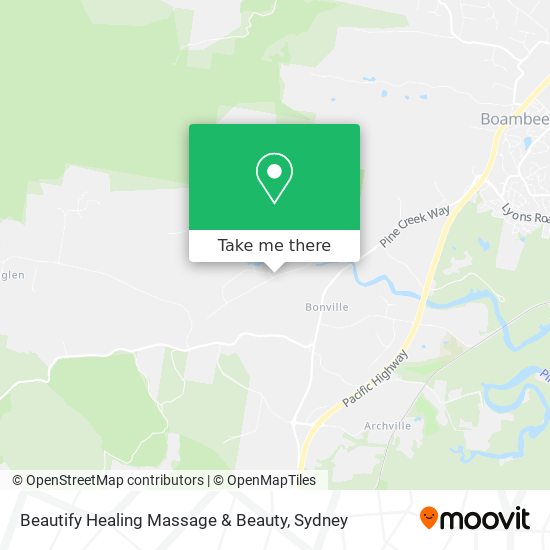 Beautify Healing Massage & Beauty map