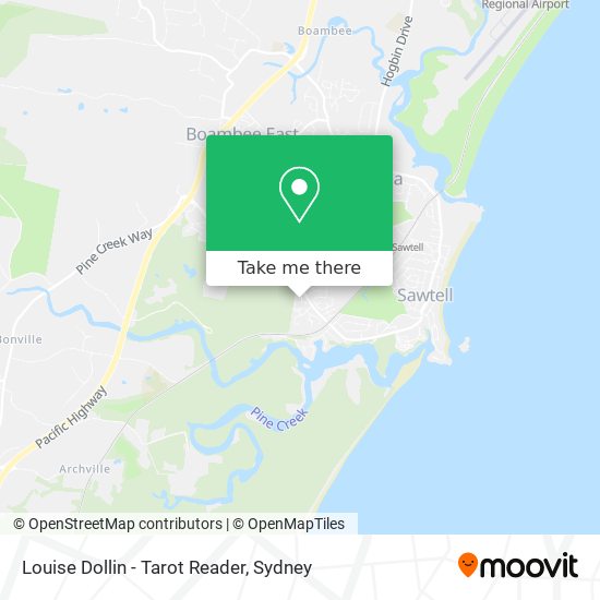 Louise Dollin - Tarot Reader map