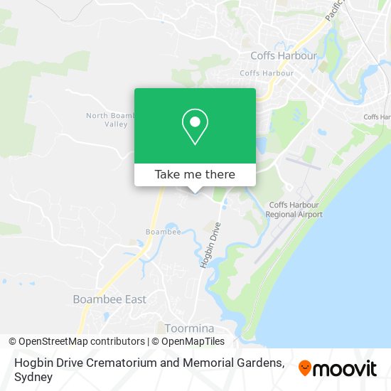 Hogbin Drive Crematorium and Memorial Gardens map