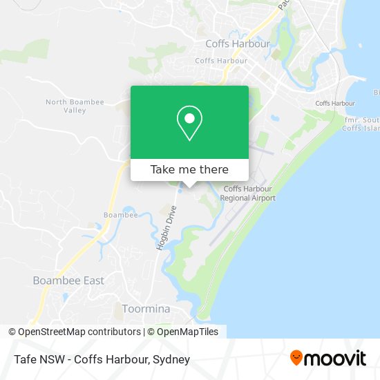 Tafe NSW - Coffs Harbour map