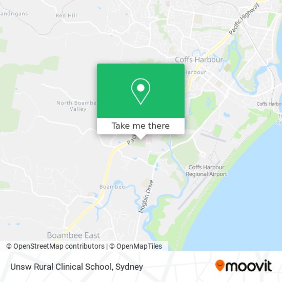 Unsw Rural Clinical School map