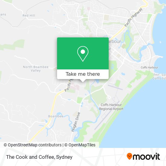 The Cook and Coffee map