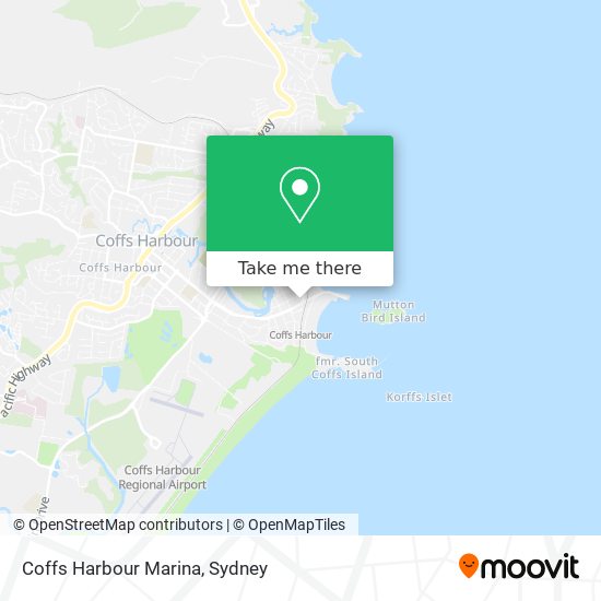 Coffs Harbour Marina map