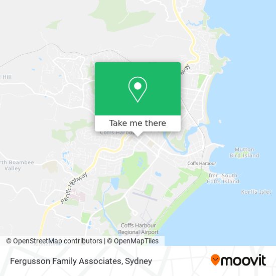 Fergusson Family Associates map