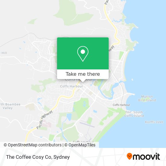 Mapa The Coffee Cosy Co