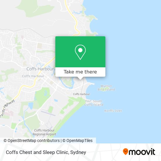 Coffs Chest and Sleep Clinic map