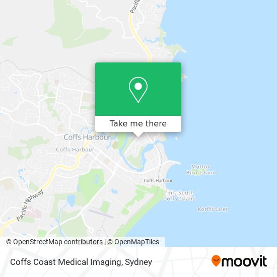 Coffs Coast Medical Imaging map