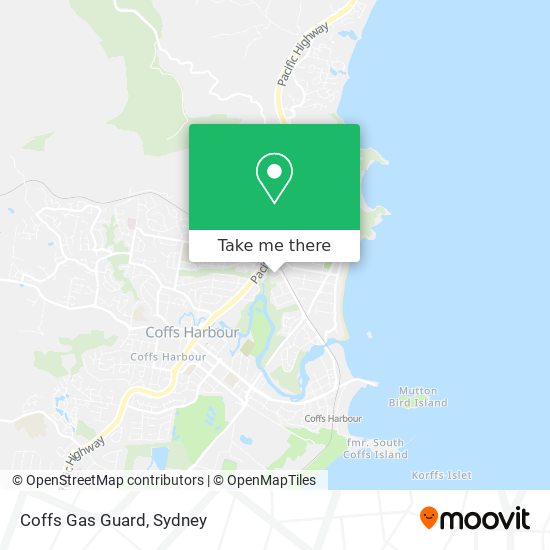 Coffs Gas Guard map