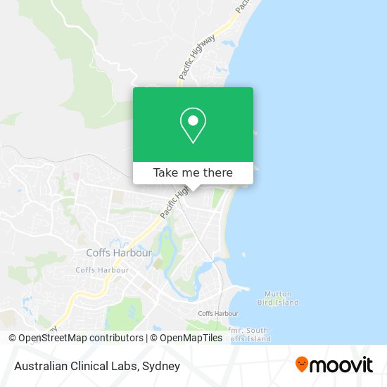 Mapa Australian Clinical Labs