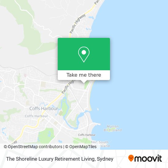 The Shoreline Luxury Retirement Living map