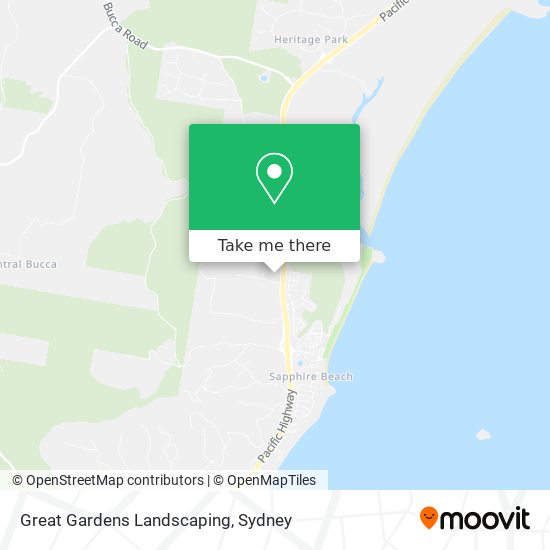Great Gardens Landscaping map