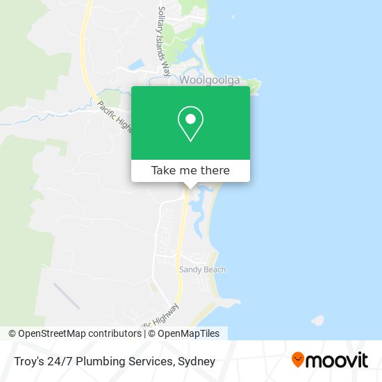 Troy's 24/7 Plumbing Services map