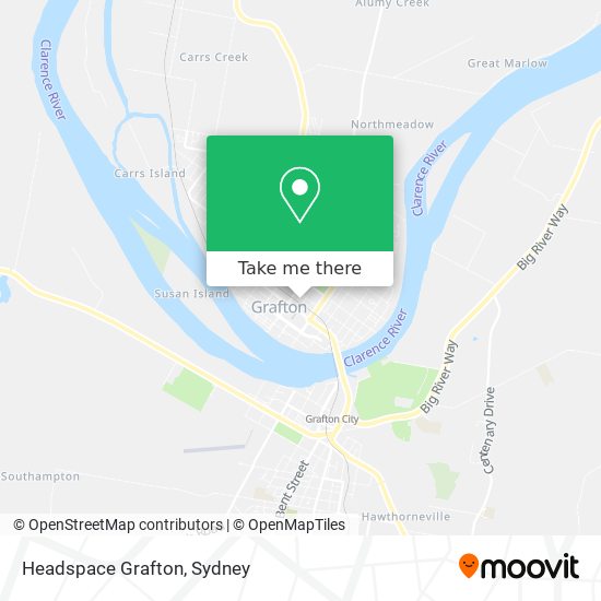 Headspace Grafton map