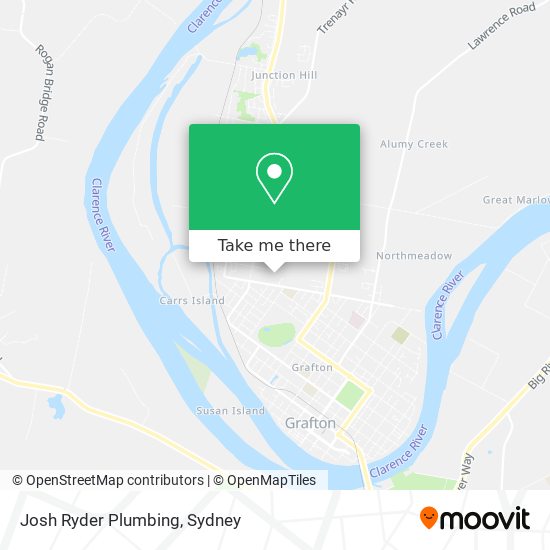 Mapa Josh Ryder Plumbing
