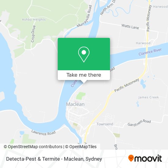 Detecta-Pest & Termite - Maclean map