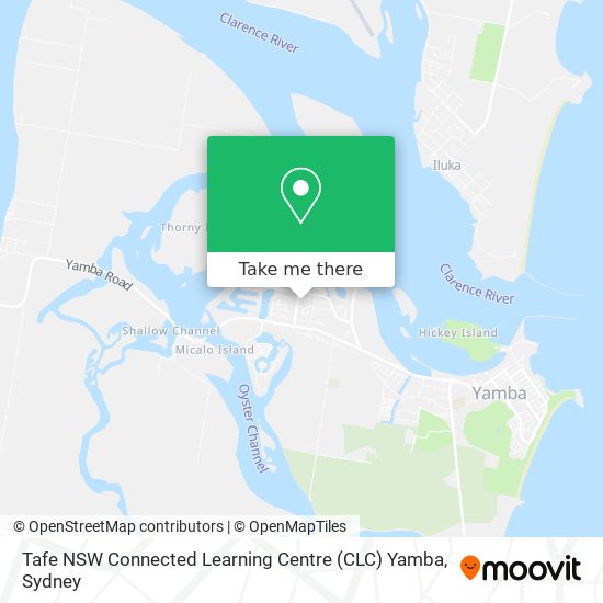 Mapa Tafe NSW Connected Learning Centre (CLC) Yamba