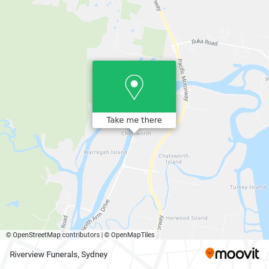 Riverview Funerals map